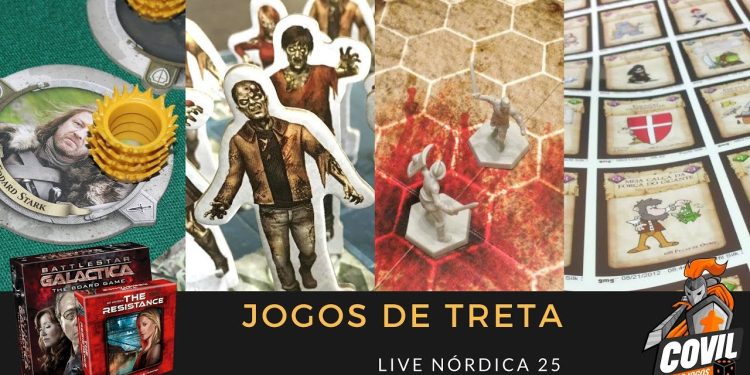 Covil dos Jogos – Live Nórdica 25 Jogos de Treta