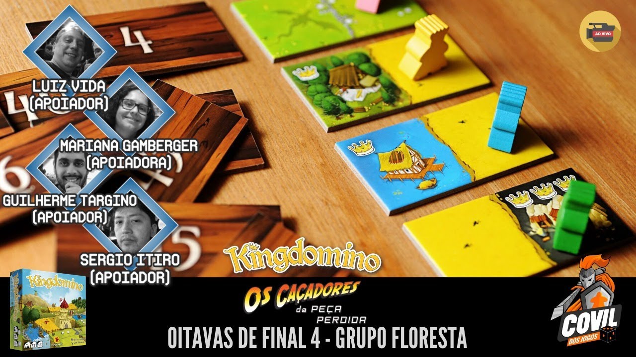 Torneio Kingdomino: Oitavas de Final 4 – Grupo Floresta (Ao Vivo)