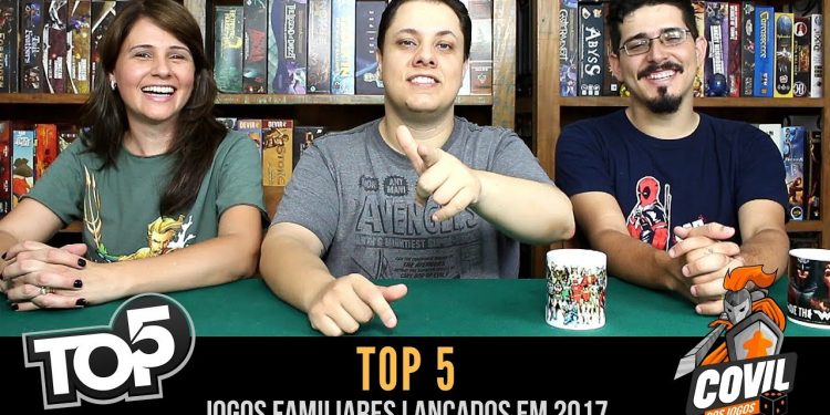 Top 5 Jogos Familiares 2017 (Family Games)