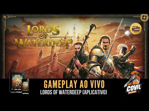 Covil Digital – Gameplay Lords of Waterdeep (APLICATIVO)