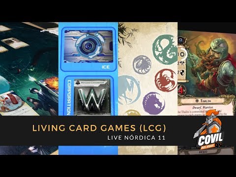 Covil dos Jogos – Live Nórdica 11 – Um bate papo sobre Living Card Games (Ao Vivo)