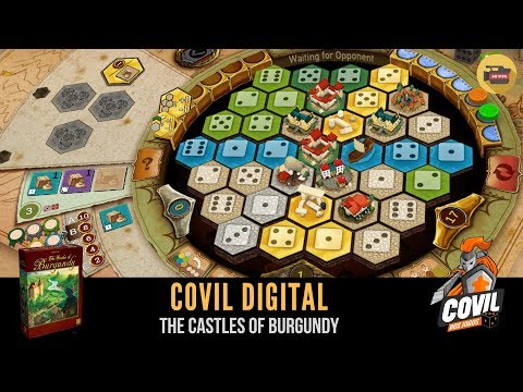 Covil Digital – Gameplay The Castles of Burgundy (Ao Vivo)