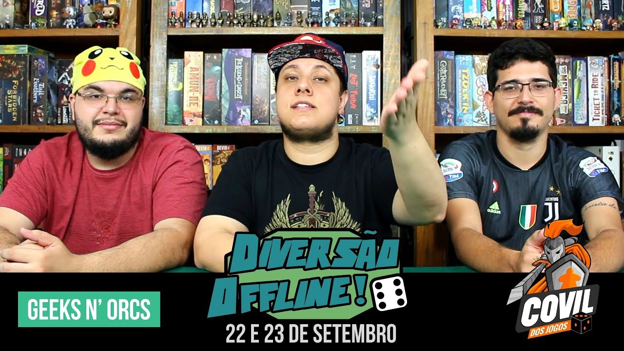 Covil dos Jogos – Diversão Offline 22 e 23 de Setembro no RJ!