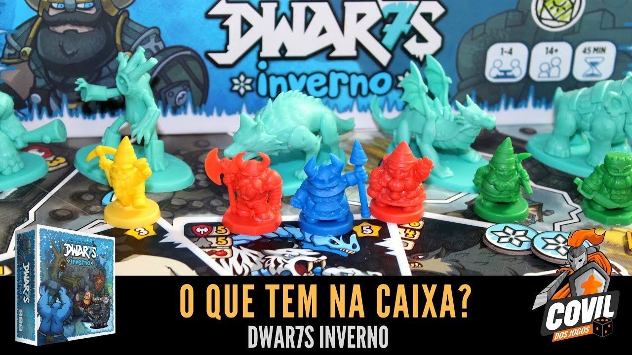 Covil dos Jogos – O Que Tem na Caixa? Unboxing Dwar7s Inverno