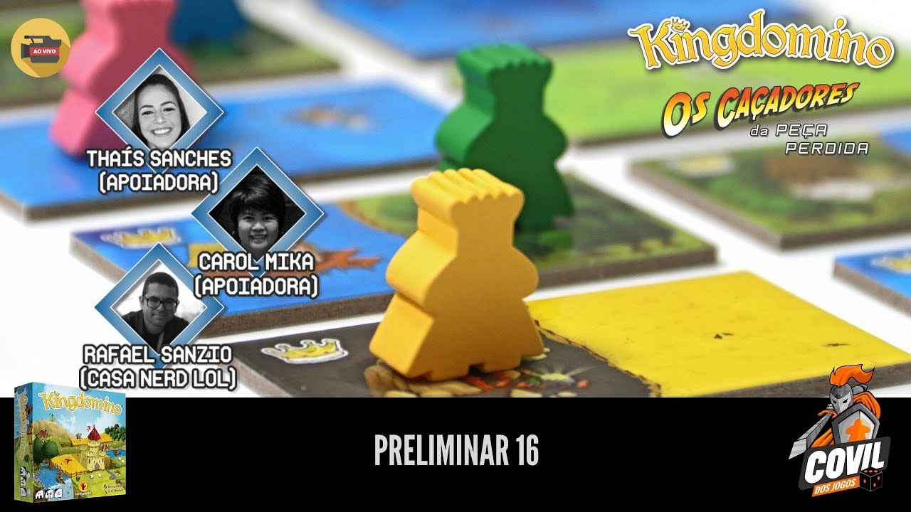 Torneio Kingdomino: Preliminar 16 (Ao Vivo)