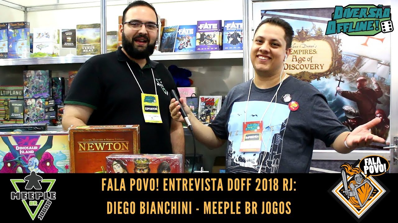 Fala Povo! Entrevista Diego Meeple BR (DOFF 2018 RJ)
