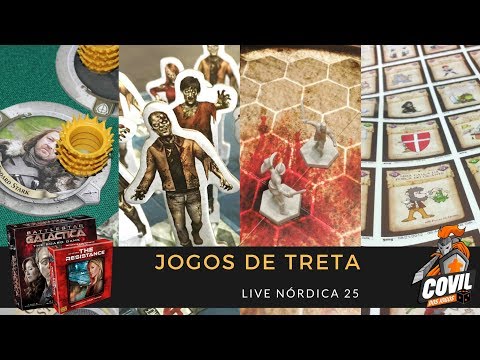 Covil dos Jogos – Live Nórdica 25 Jogos de Treta
