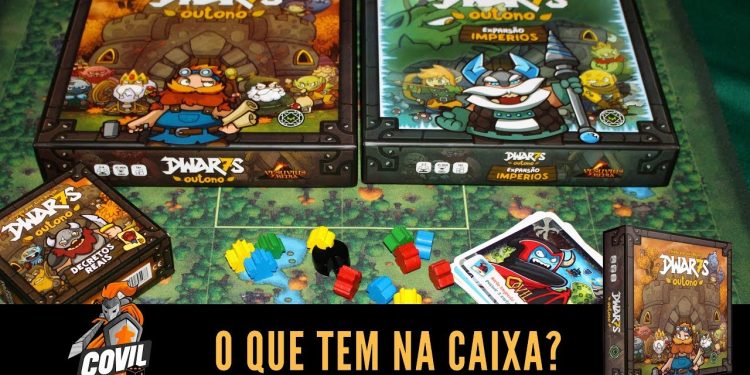 Covil dos Jogos – O Que Tem na Caixa? Unboxing Dwar7s: Outono e expansão