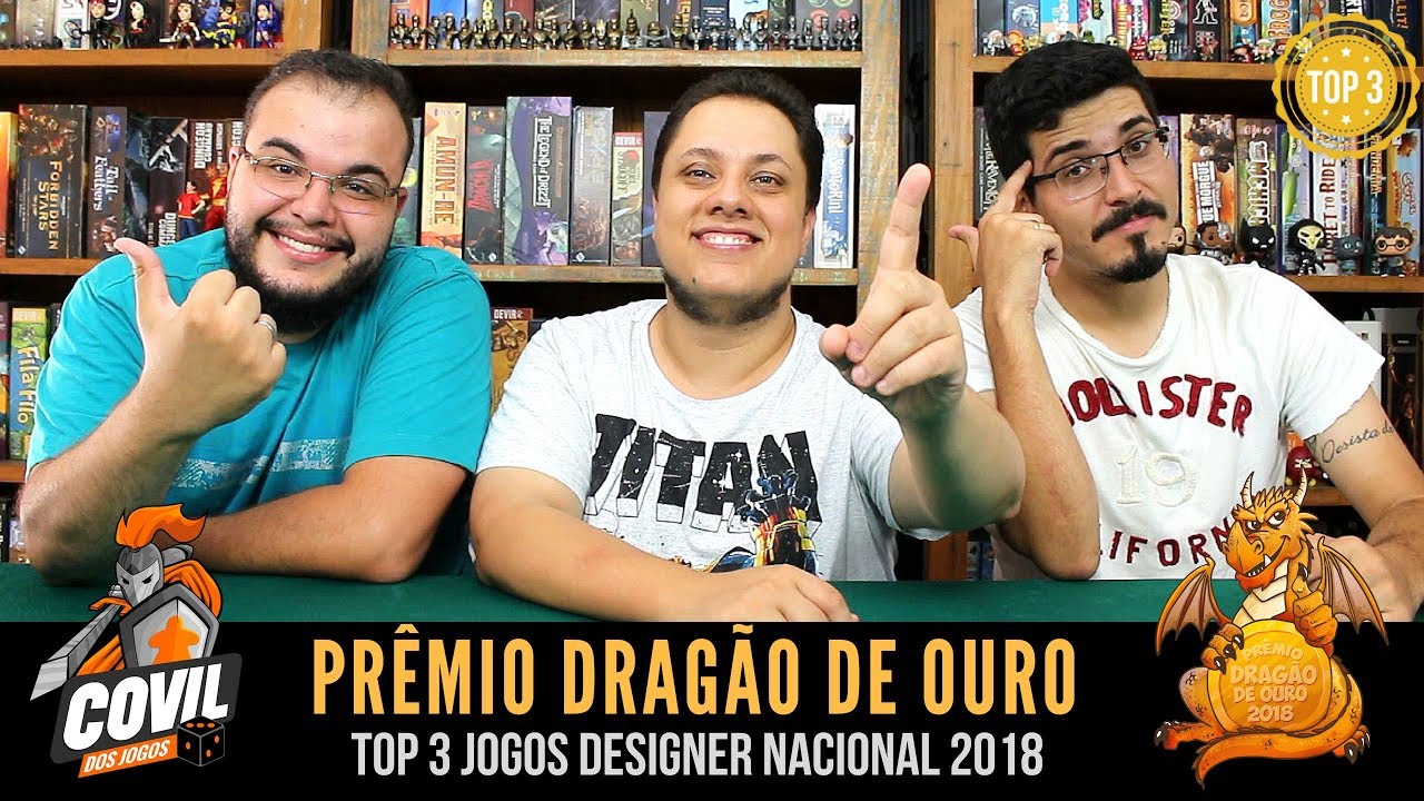Covil dos Jogos – Prêmio Dragão de Ouro Designer Nacional 2018