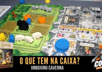 Covil dos Jogos – O Que Tem na Caixa? Unboxing Caverna