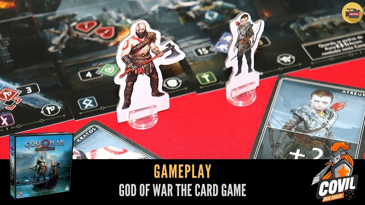 Covil dos Jogos – Gameplay God of War The Card Game