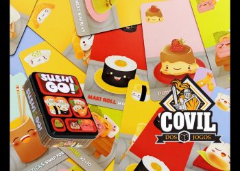 Covil dos Jogos – Review e Gameplay Sushi Go!