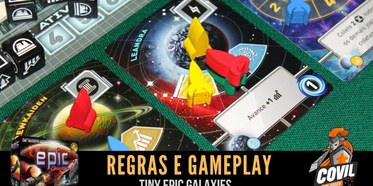 Covil dos Jogos – Regras e Gameplay Tiny Epic Galaxies