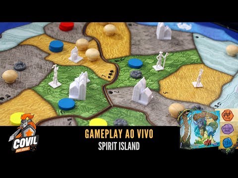 Covil dos Jogos – Spirit Island Gameplay Ao Vivo