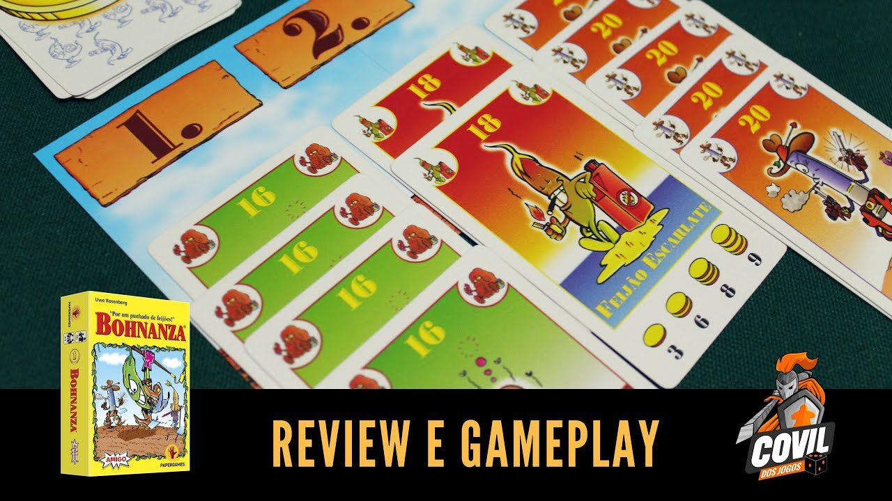 Covil dos Jogos – Review e Gameplay Bohnanza