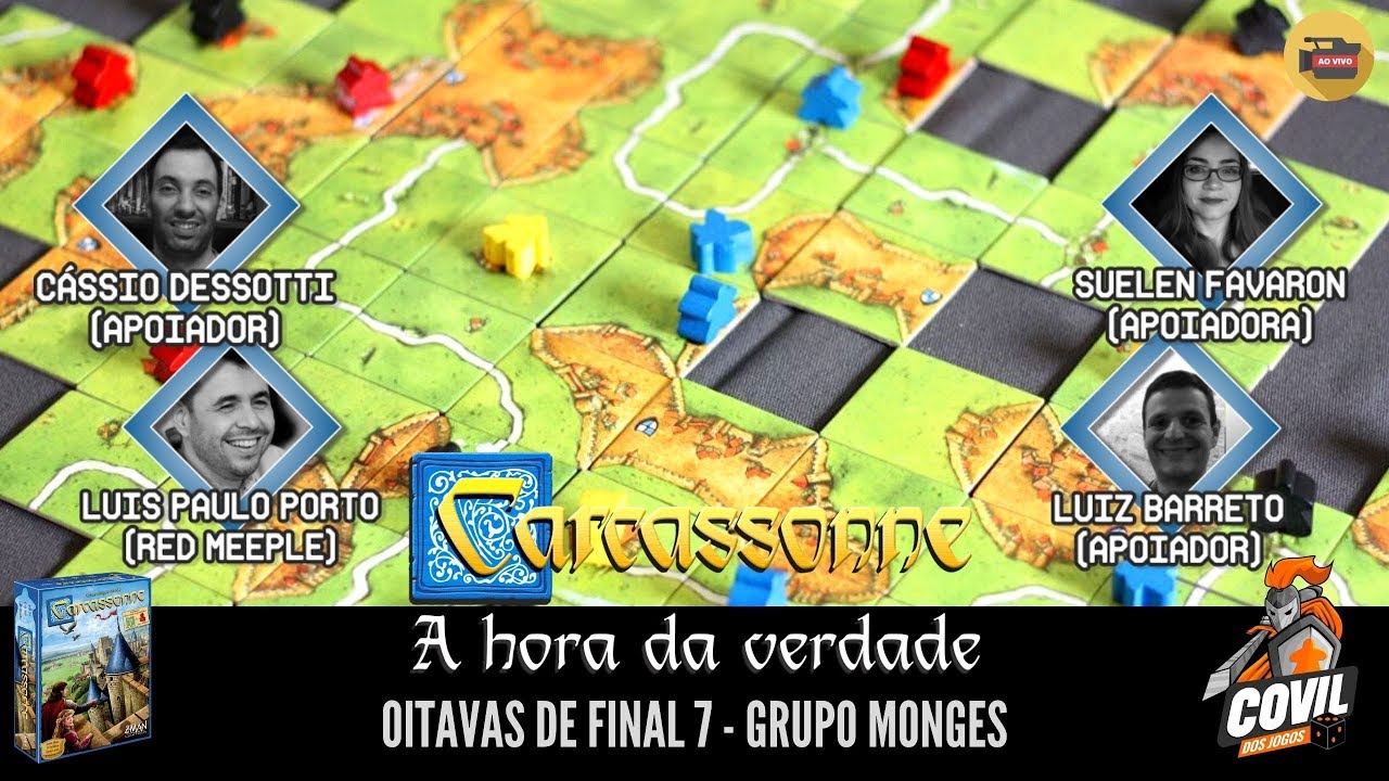 Torneio Carcassonne: Oitavas de Final 7 – Monges