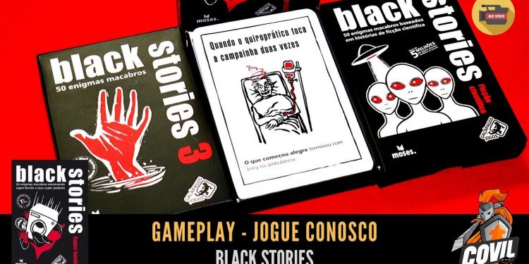 Covil dos Jogos – Gameplay Black Stories (Jogue Conosco)