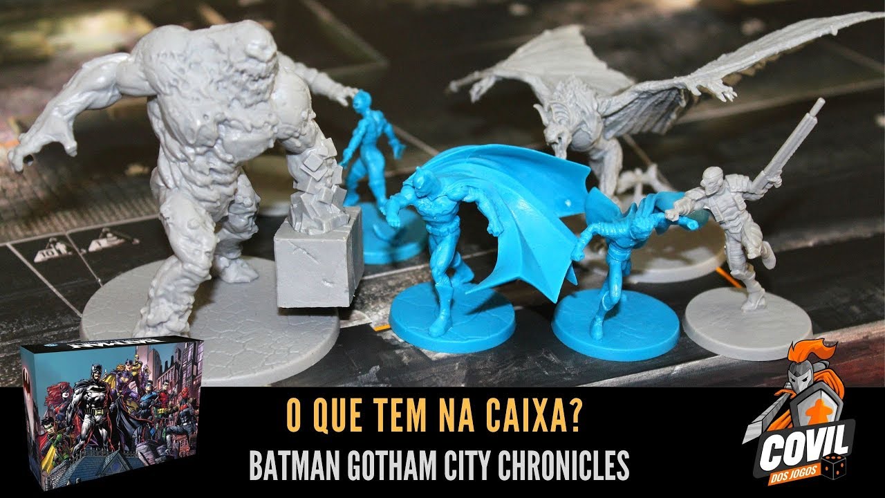 O Que Tem na Caixa? Unboxing Batman Gotham City Chronicles