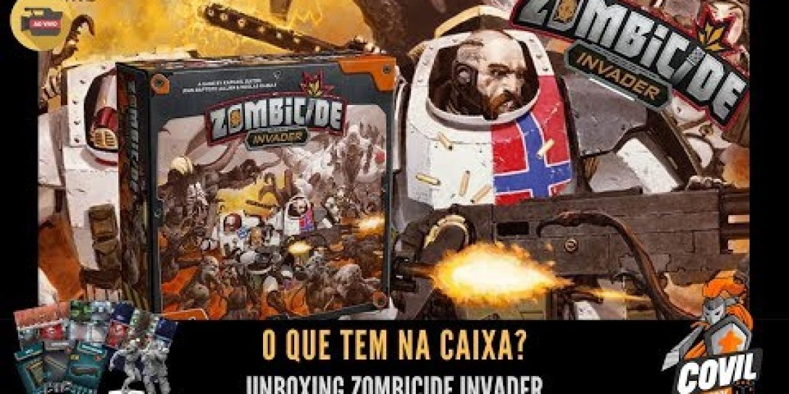 O Que Tem na Caixa? Unboxing Zombicide Invader (Ao Vivo)