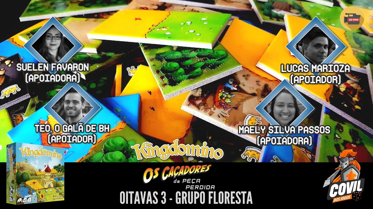 Torneio Kingdomino: Oitavas de Final 3 – Grupo Floresta (Ao Vivo)