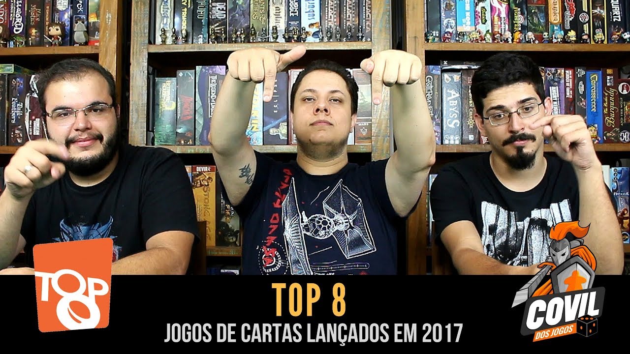Top 8 Jogos de Cartas 2017 (Card Games)