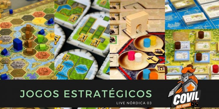 Covil dos Jogos – Live Nórdica 03 (Jogos Estratégicos)