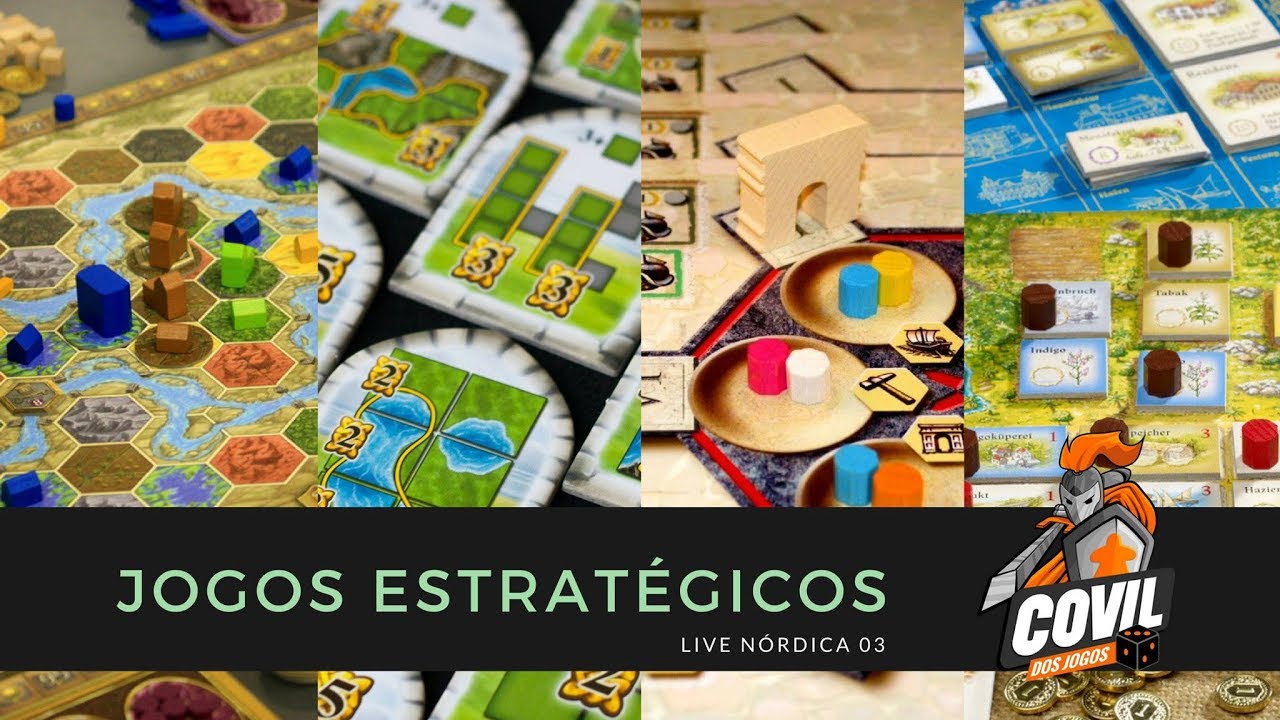 Covil dos Jogos – Live Nórdica 03 (Jogos Estratégicos)