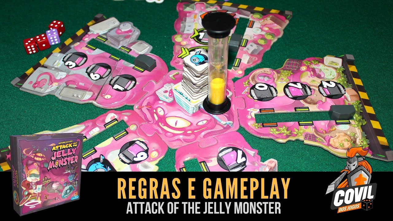 Covil dos Fofos  – Regras e Gameplay Attack of the Jelly Monster