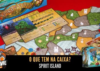 Covil dos Jogos – O Que Tem na Caixa? Unboxing Spirit Island