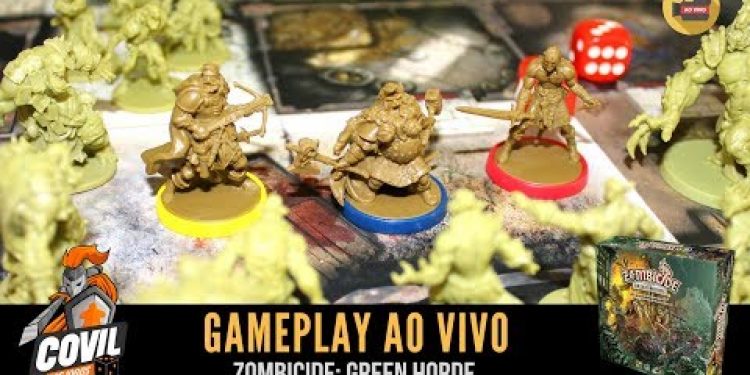 Covil dos Jogos – Gameplay Zombicide Green Horde (Ao Vivo)