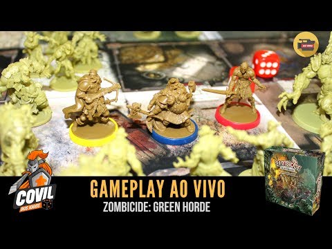 Covil dos Jogos – Gameplay Zombicide Green Horde (Ao Vivo)