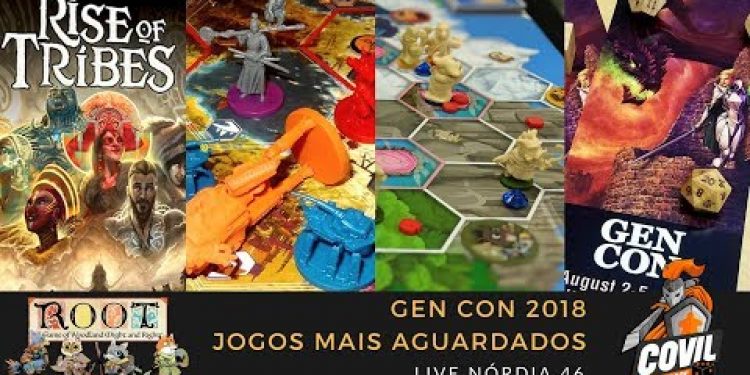 Covil dos Jogos – Live Nórdica 46 Jogos Mais Aguardados Gen Con 2018