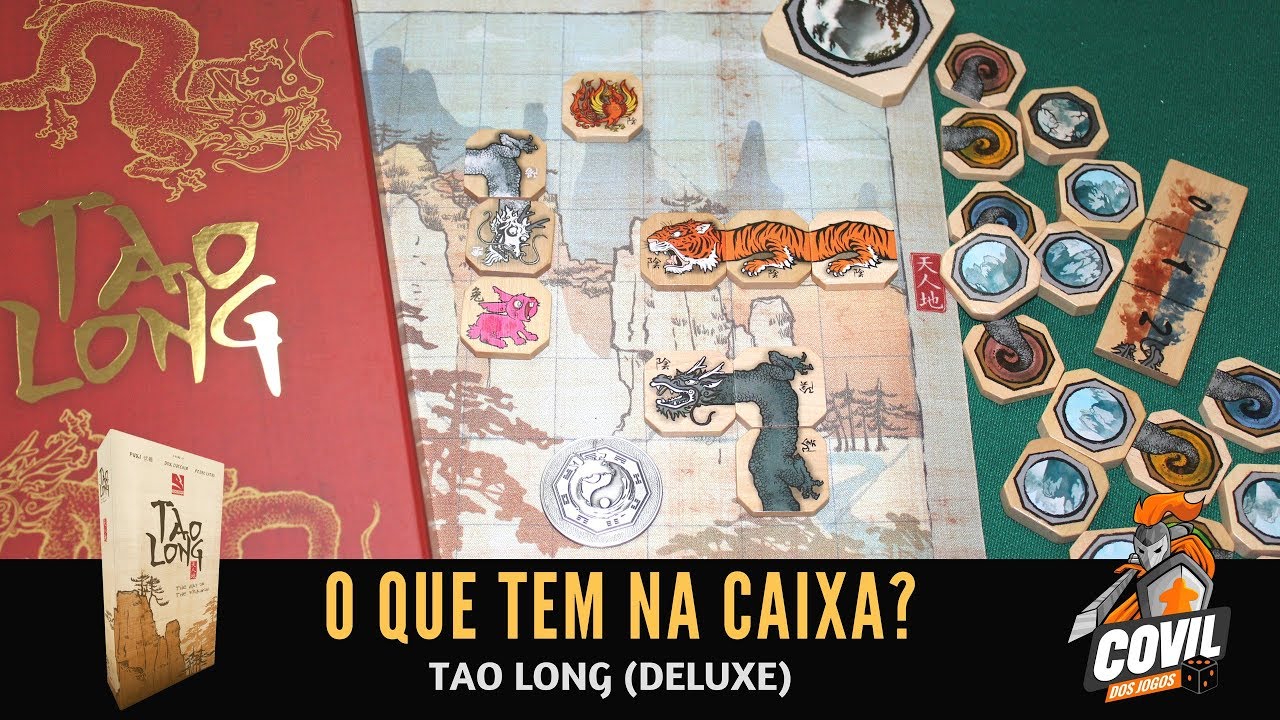 Covil dos Jogos – O Que Tem na Caixa? Unboxing Tao Long (Deluxe)