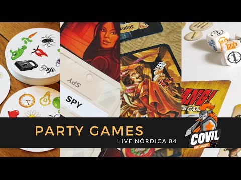 Covil dos Jogos – Live Nórdica 04 (Party Games)
