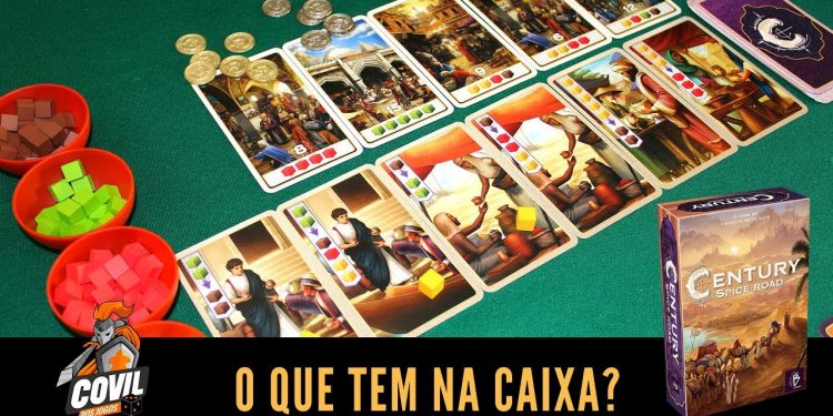 Covil dos Jogos – O Que Tem na Caixa? Unboxing Century