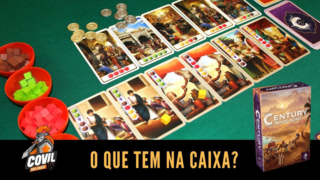 Covil dos Jogos – O Que Tem na Caixa? Unboxing Century