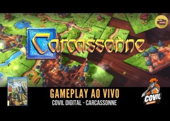Covil Digital Gameplay Carcassonne Ao Vivo