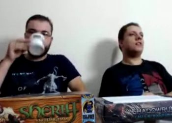 Sorteio Promoção Sheriff e Shadowrun RPG