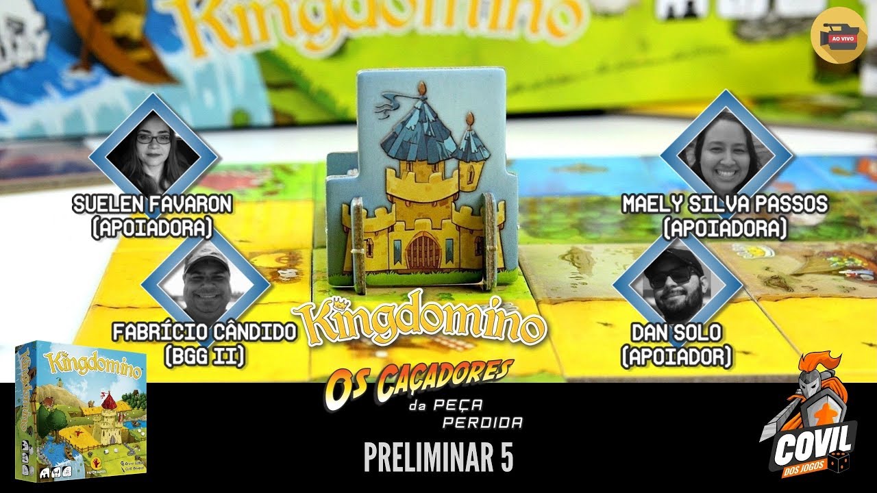 Torneio Kingdomino: Preliminar 5 (Ao Vivo)