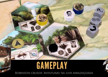 Covil dos Jogos – Gameplay Robinson Crusoe
