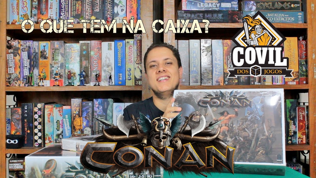 O QUE TEM NA CAIXA? Unboxing Conan