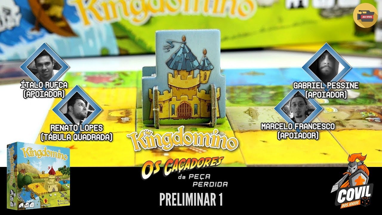 Torneio Kingdomino: Preliminar 1 (Ao Vivo)