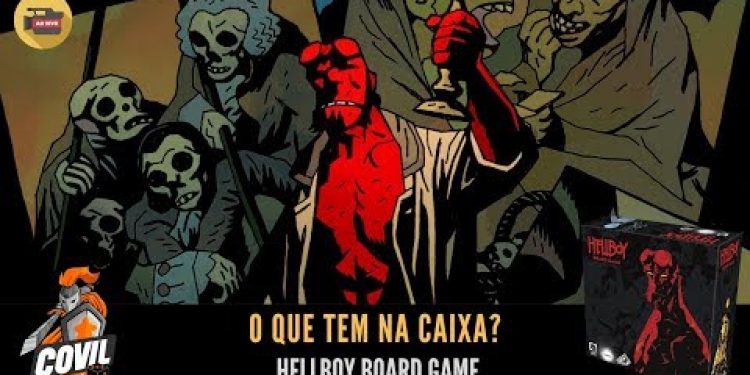 Covil dos Jogos – O Que tem na Caixa? Unboxing Hellboy Board Game