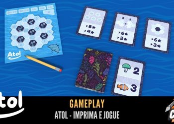Covil dos Jogos – Gameplay Atol (Imprima e Jogue)