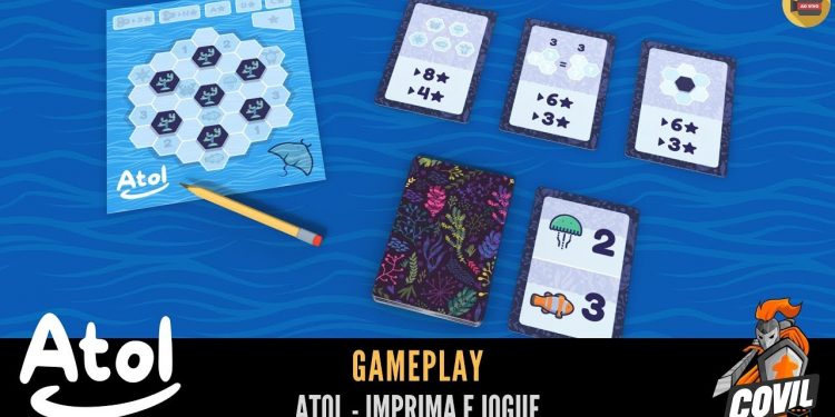Covil dos Jogos – Gameplay Atol (Imprima e Jogue)