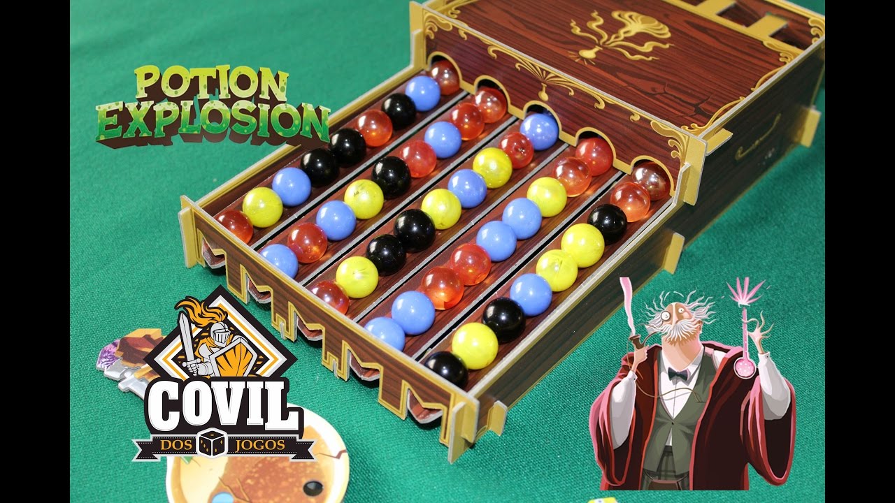 Covil dos Jogos – Review e Gameplay Potion Explosion