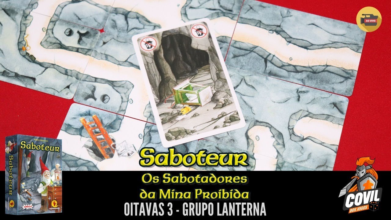 Torneio Saboteur – Oitavas 3  (Ao Vivo)