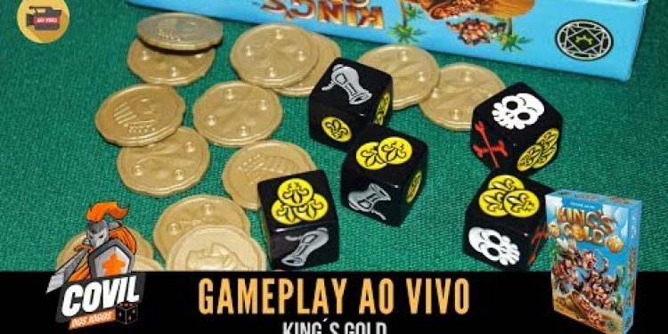 Covil dos Jogos – Gameplay King´s Gold (Ao Vivo)