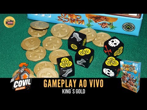 Covil dos Jogos – Gameplay King´s Gold (Ao Vivo)