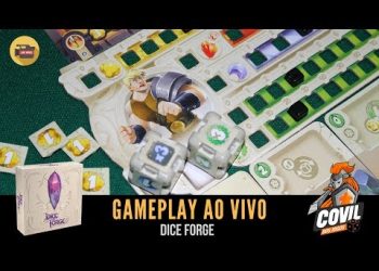 Covil dos Jogos – Gameplay Dice Forge (Ao Vivo)